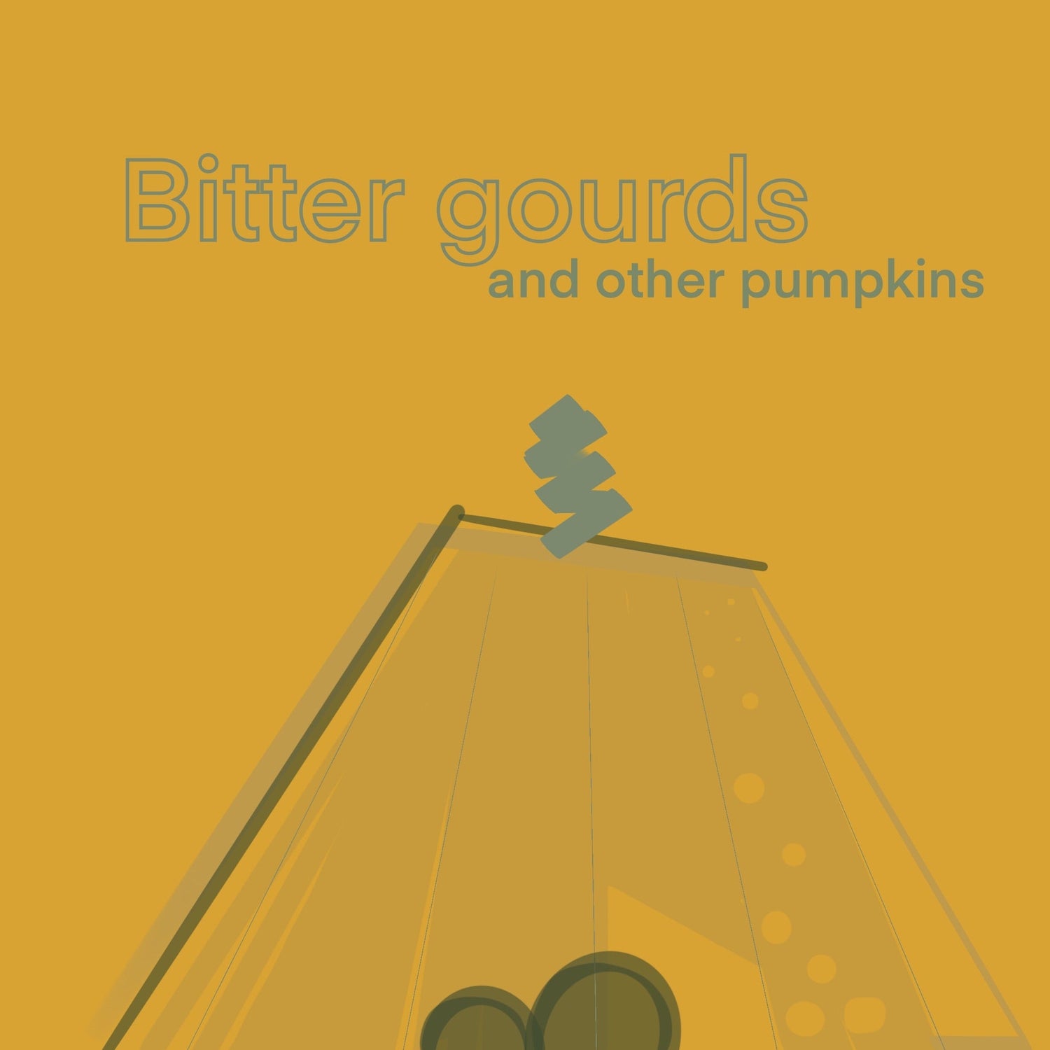 pumpkin, orange background