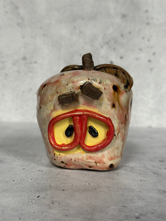 Gala apple tiki mug front view